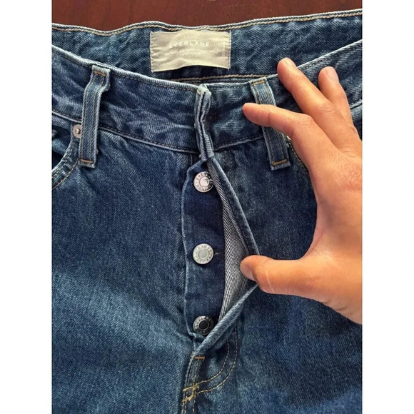 Everlane The Curvy 90s Cheeky Straight High Waist Jean Size 30 Ankle - Picture 7 of 14